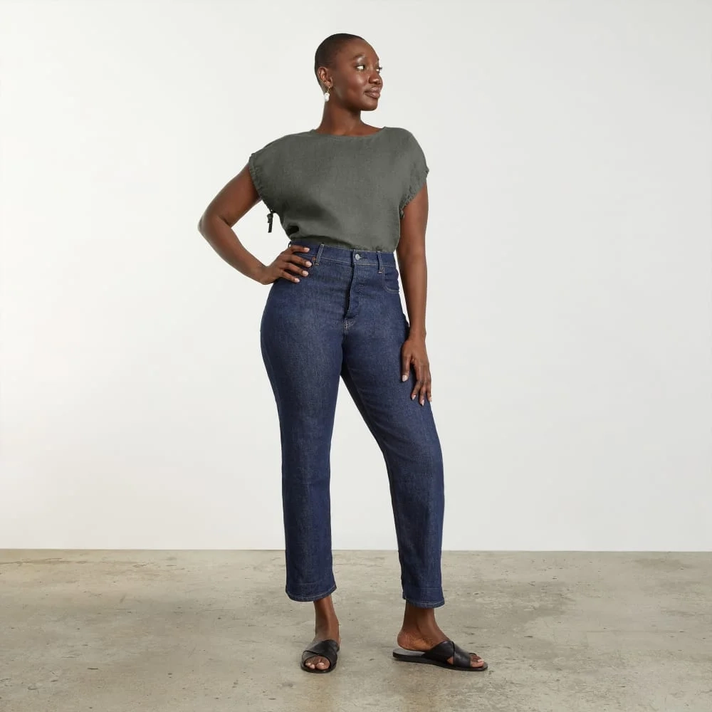 The Drawstring Tunic | Pewter Green (2)