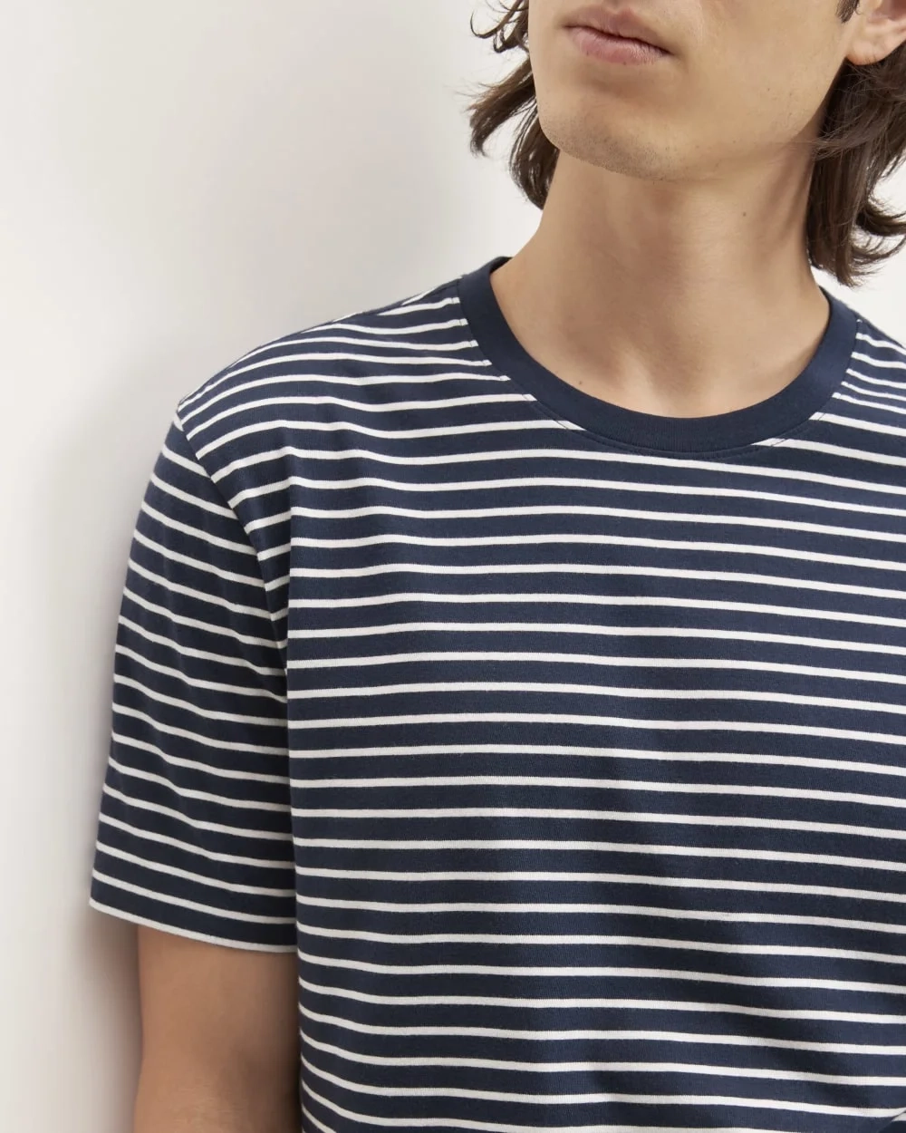 The Essential Organic Crew |  Navy / Bone (2)
