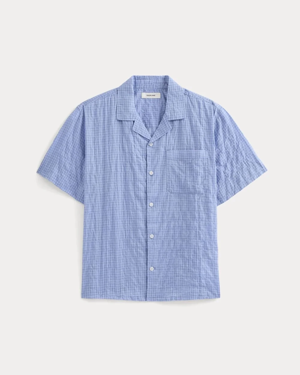 Textured Voile Resort Shirt | Open Air Plaid (2)