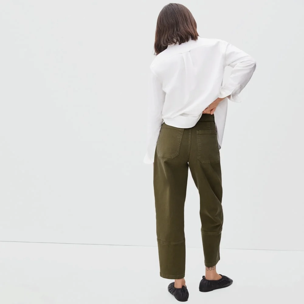 The Utility Barrel Pant | Dark Moss | Regular (2)