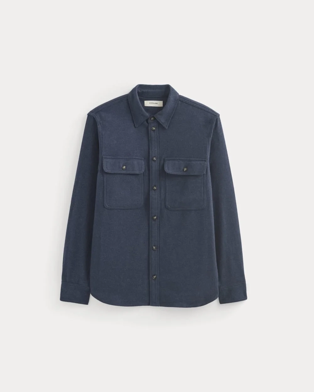 The Heavyweight Overshirt | Uniform | Heather Rich Navy (2)