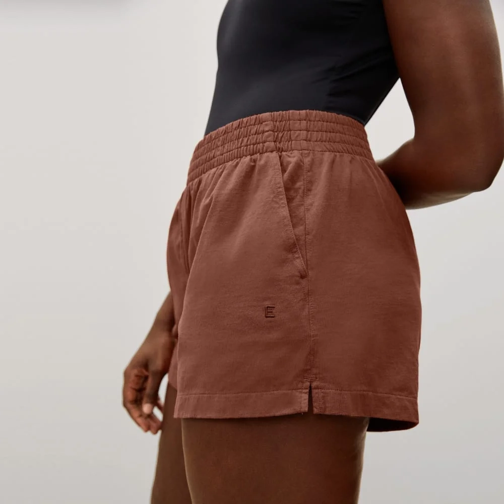 The Retro Jersey Short | Caramel (2)
