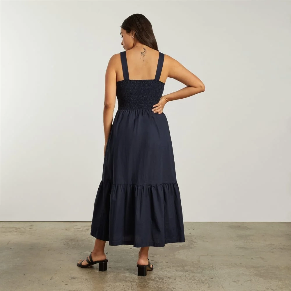The Smock Dress | Deep Navy (2)