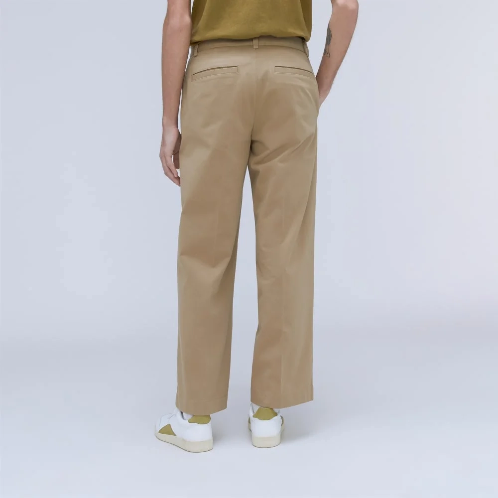The Wide Leg Performance Chino | Ice (2)