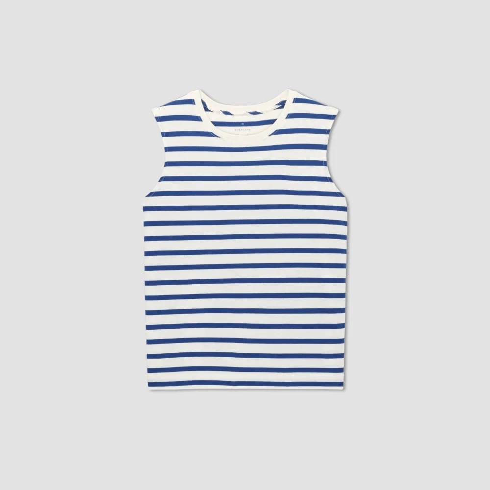 The Mariner Tank | Canvas Tan / Mazarine Blue (2)