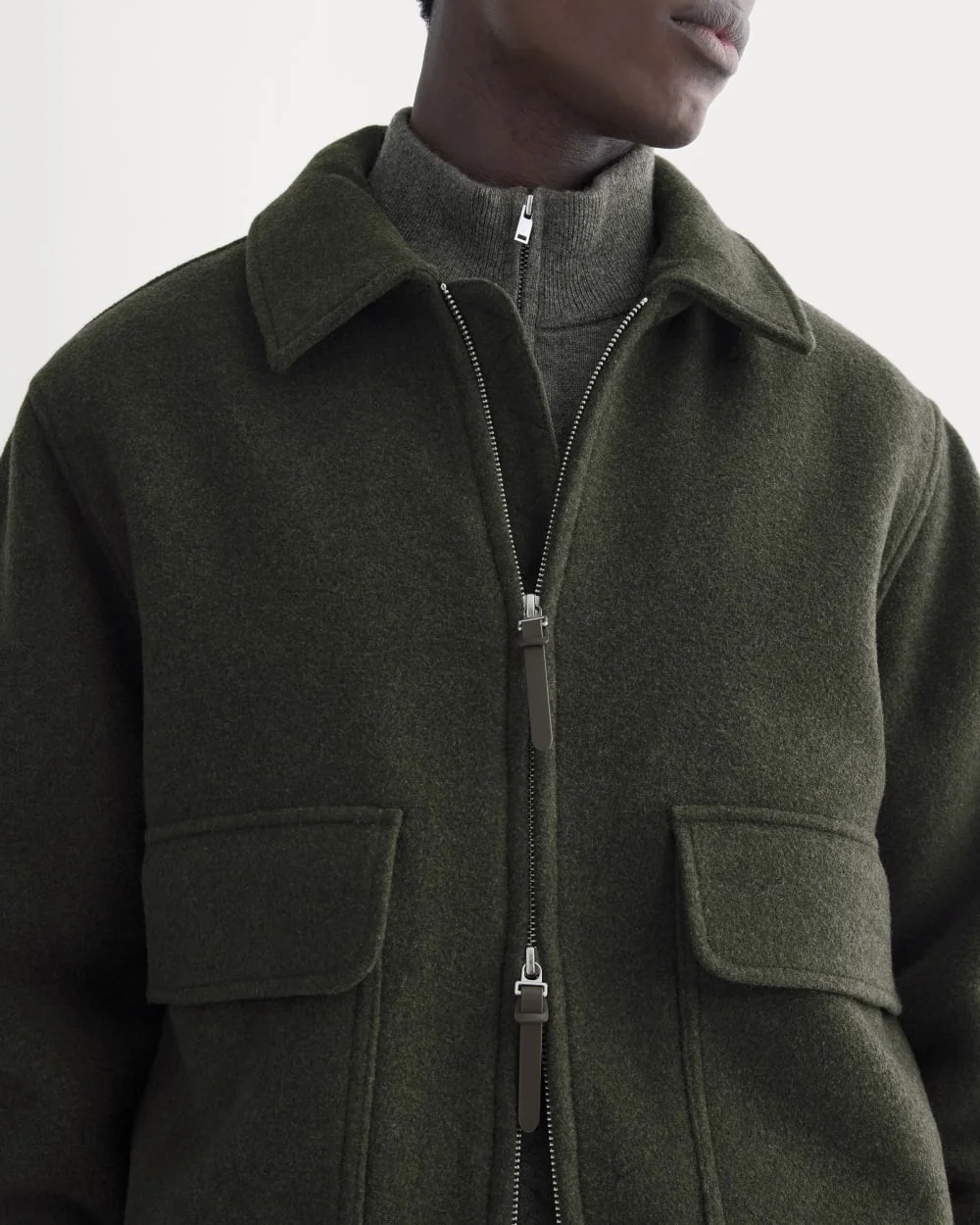 ReWool Flight Jacket | Heather Beech (2)