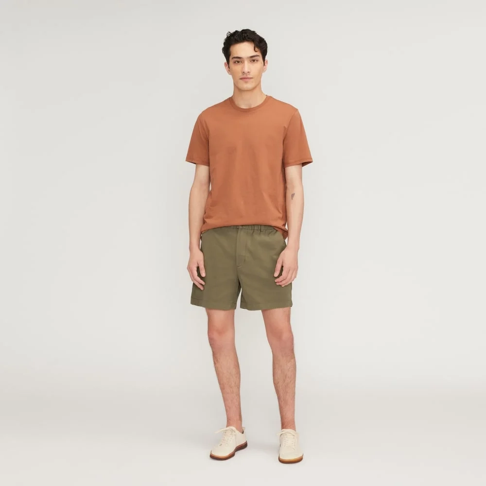 The Pull-On Performance Chino 5" Short | Kalamata (2)