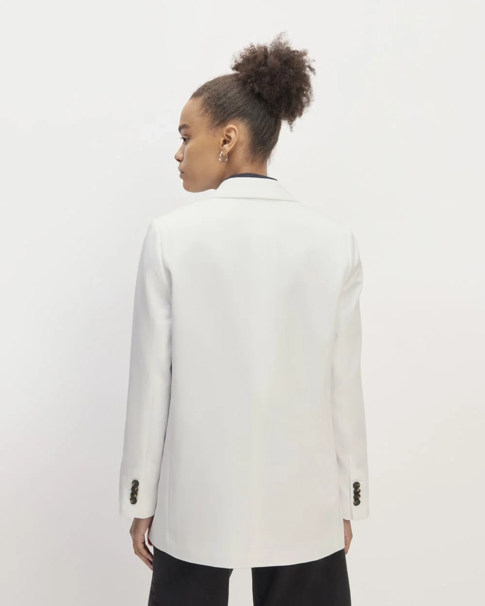 The Oversized Blazer in Buttersmooth | White (3)