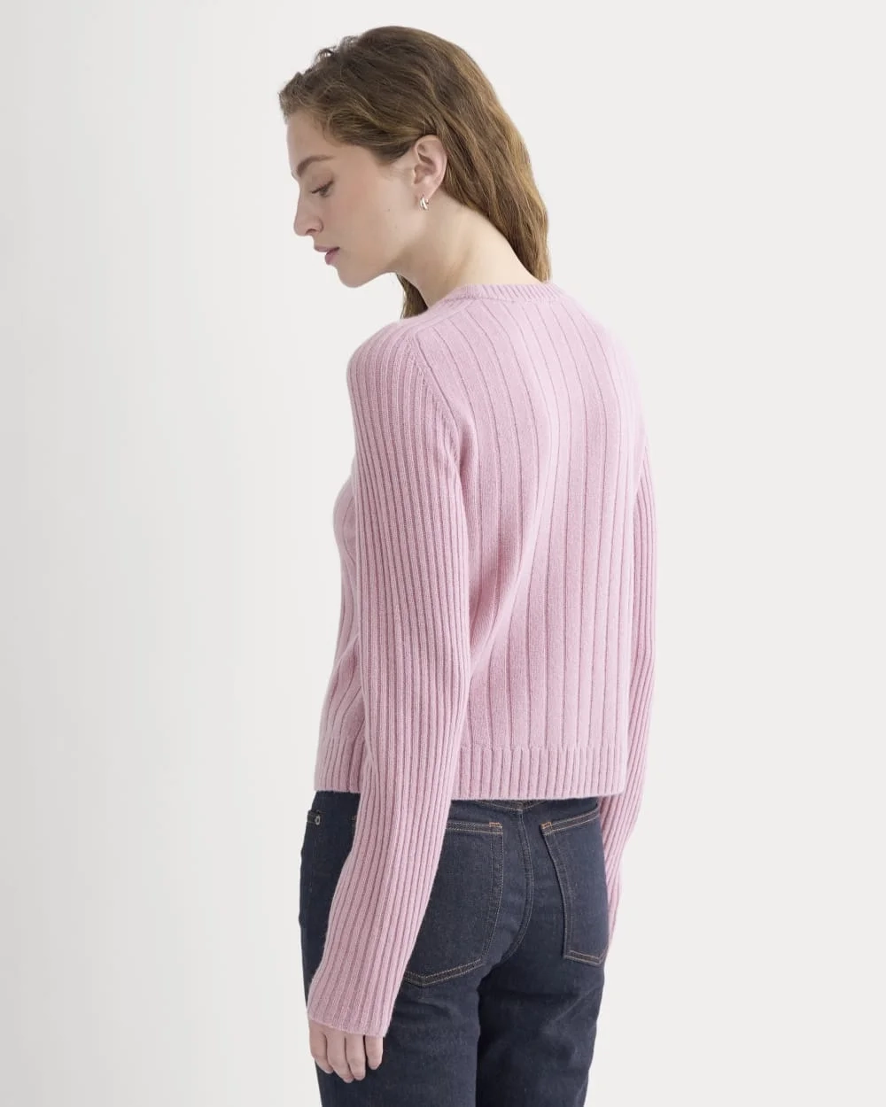 Mix Ribbed Crew in Cashmere | Lilac Crush (2)