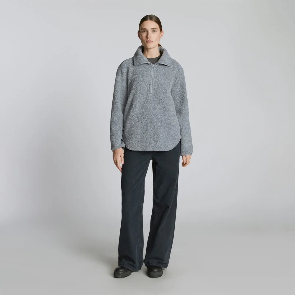 The ReNew Fleece Half-Zip | Heathered Coal (2)
