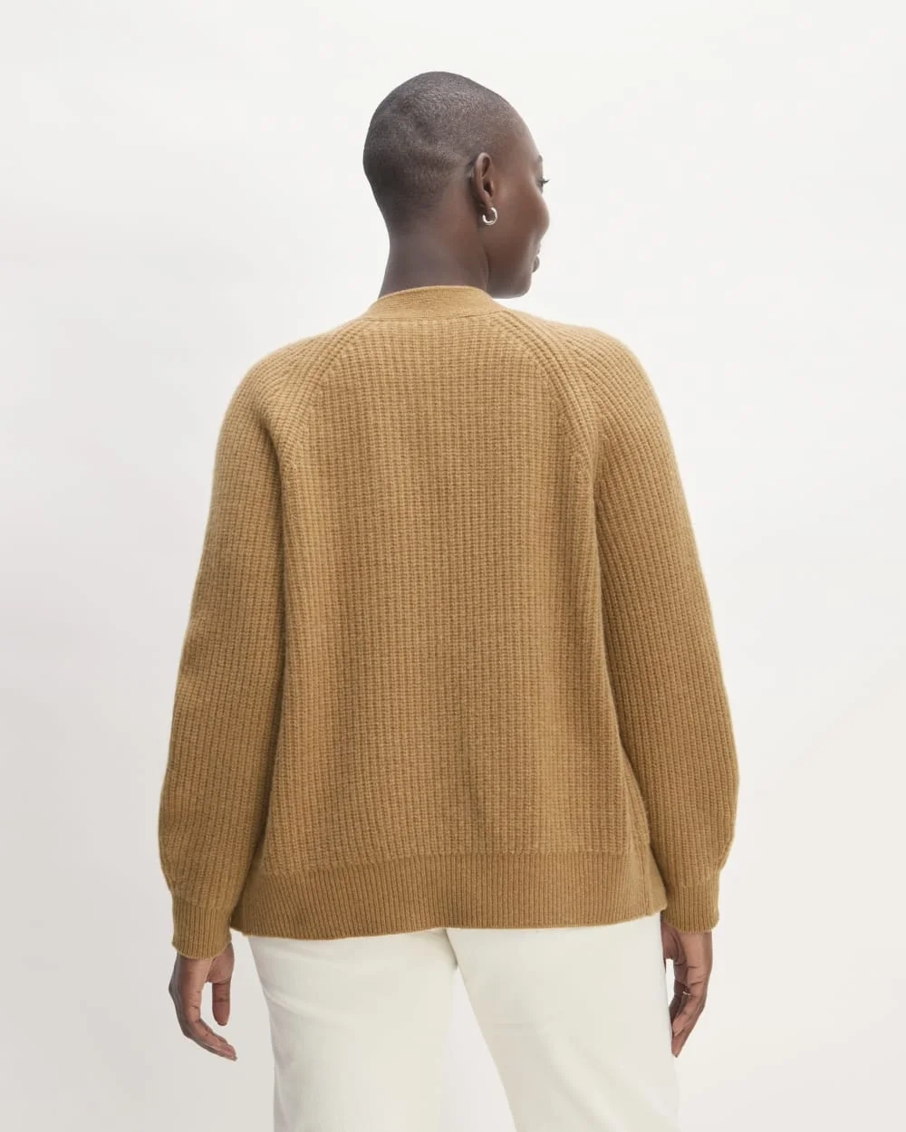 The Felted Merino Cardigan | Deep Camel (3)