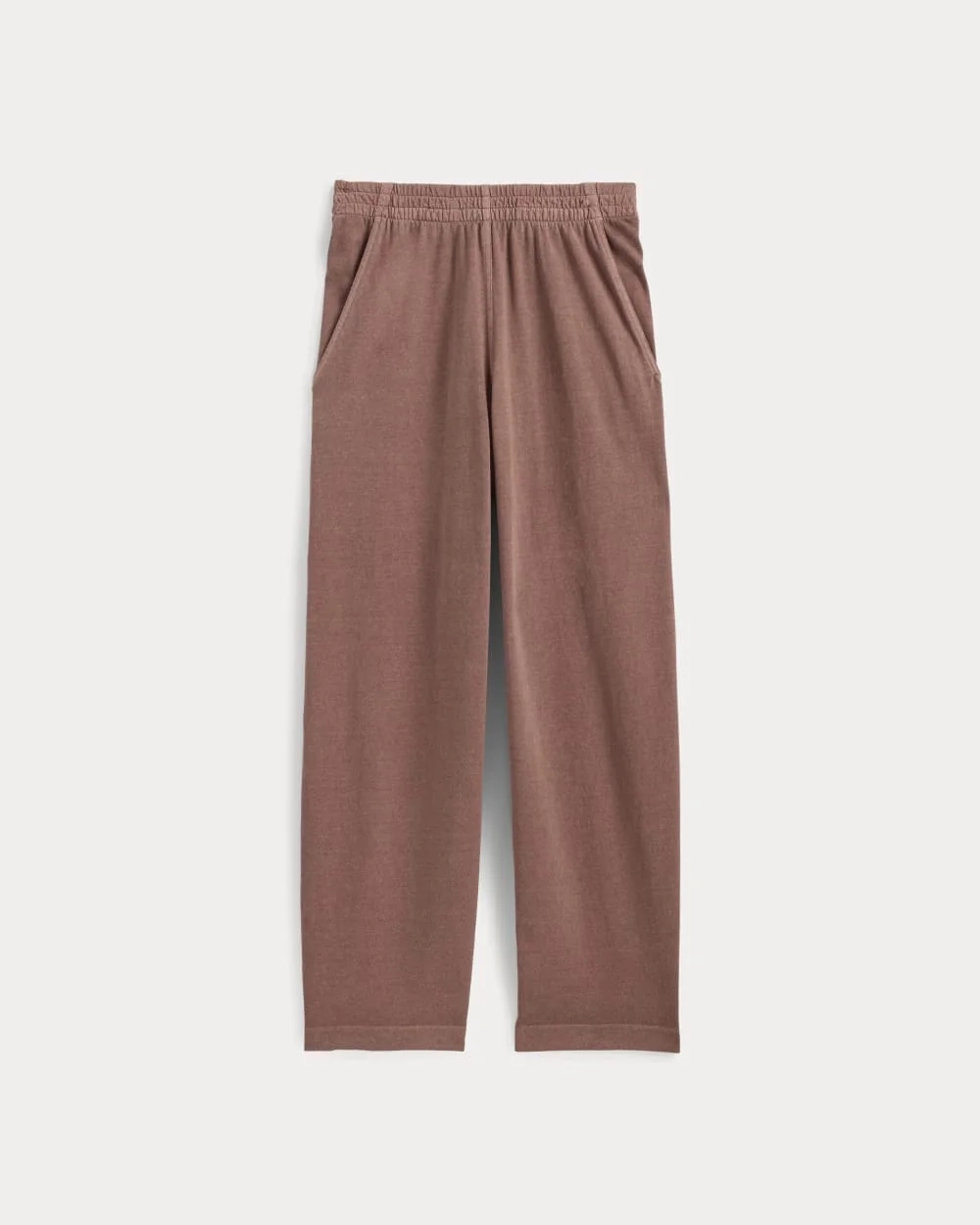 The Off-Duty Barrel Pant | Brown Garment Dye (2)