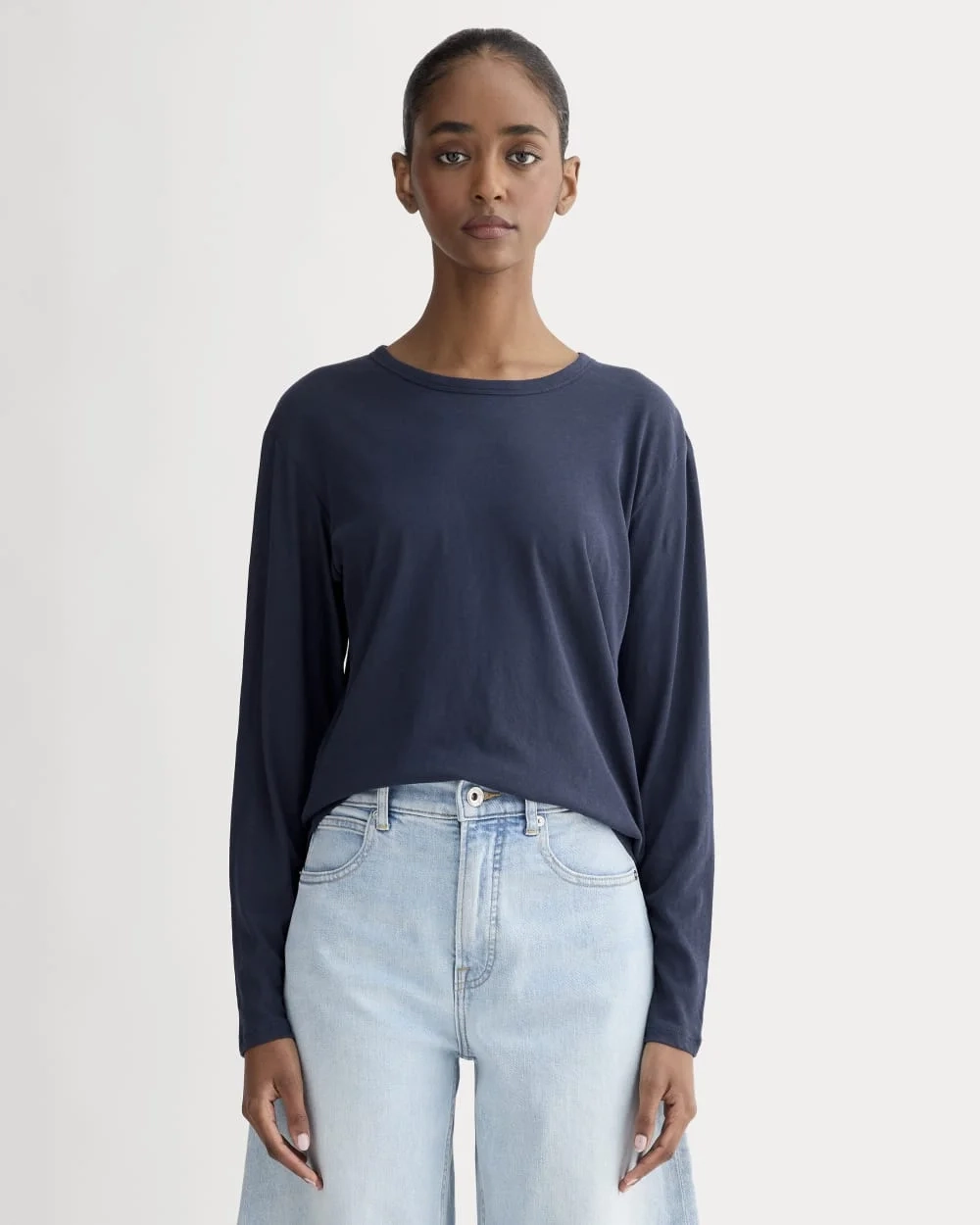 The Air Long-Sleeve Tee | Navy