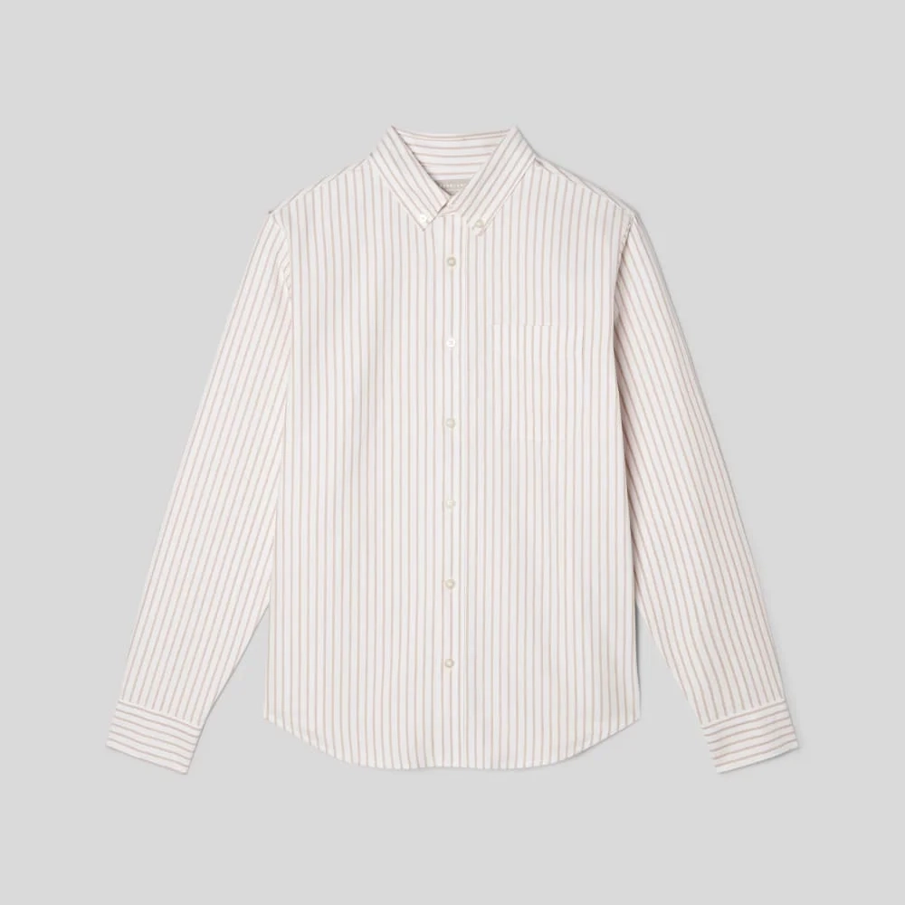 The Classic Oxford Shirt | Sahara / Off-White | Standard (2)