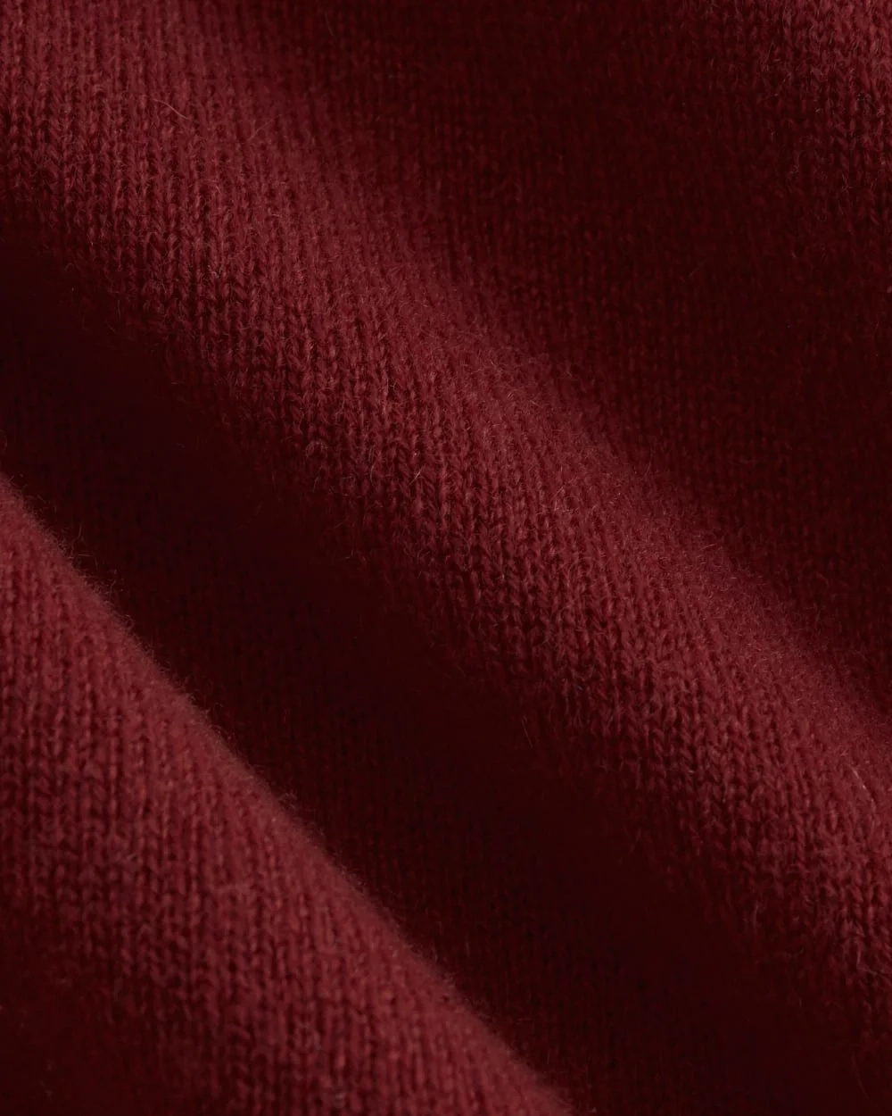Cashmere Button-Up Shirt | Berry Red (2)