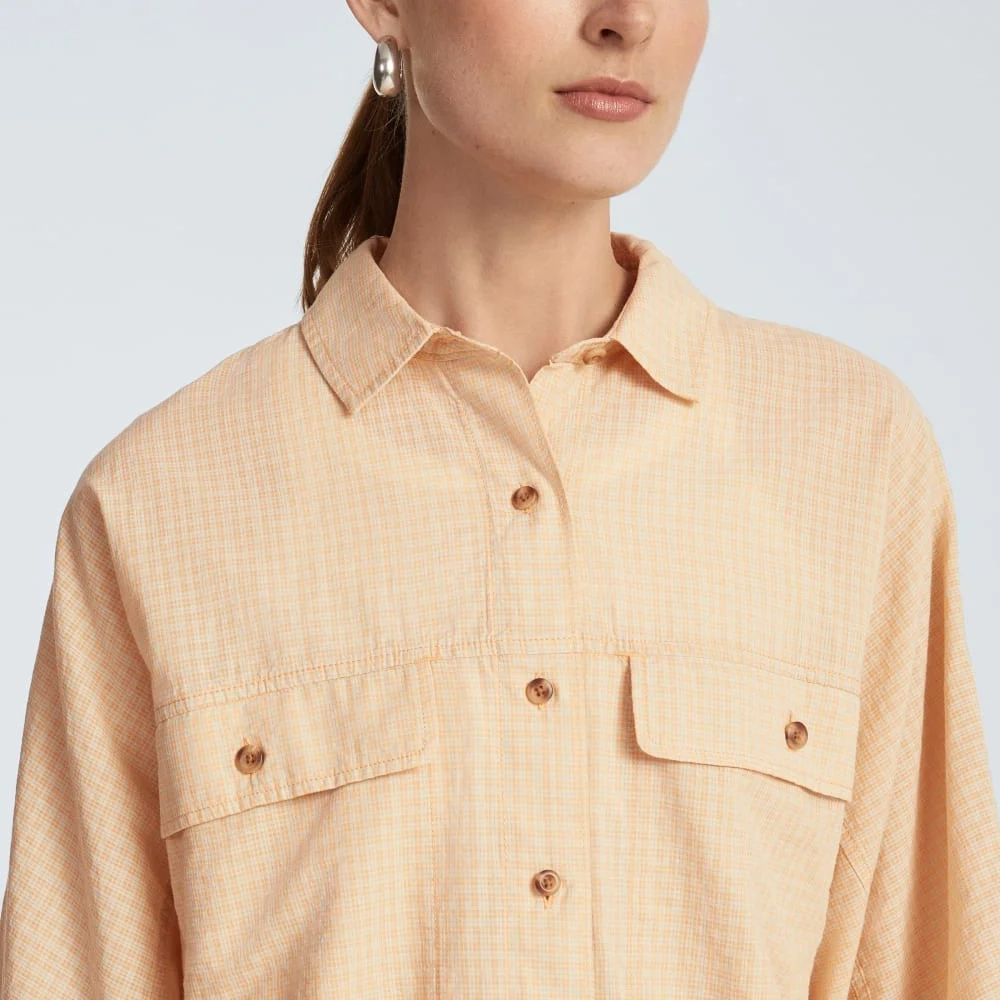 The Cotton Tourist Shirt | Orange Plaid (2)