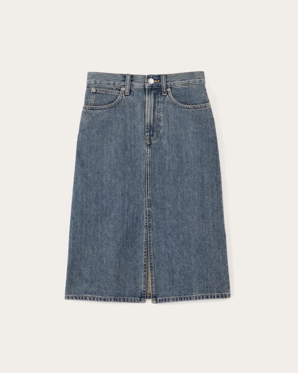 The Mid-Way Skirt | Mid Blue (3)