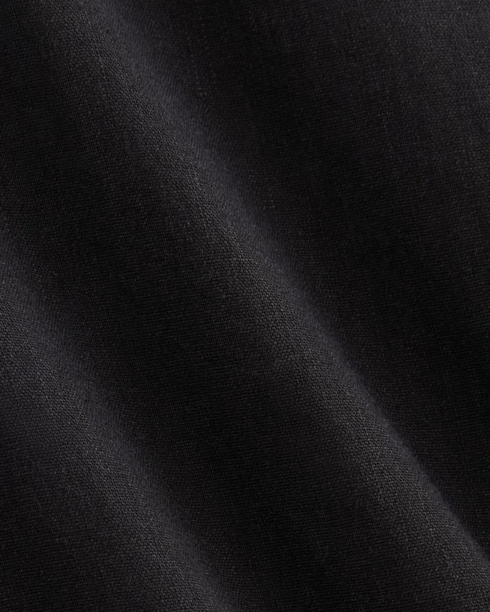 The Tiered Dress in Stretch Linen | Black (3)