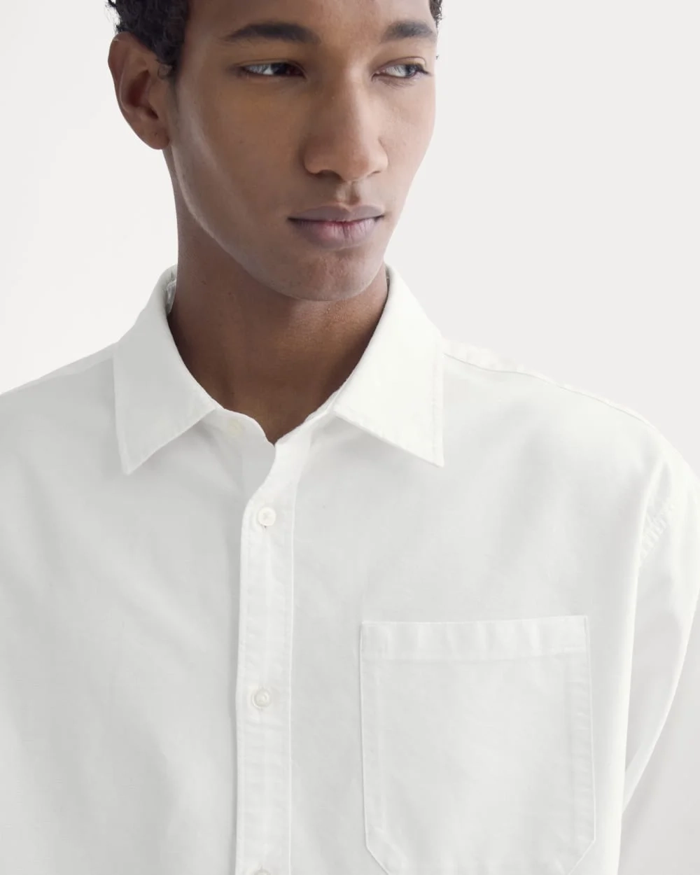 Oversized Oxford Shirt | White (3)