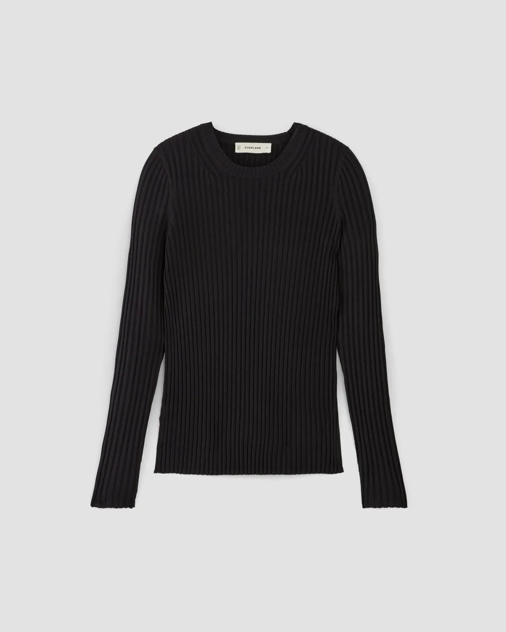 The Viscose Knit Crew | Black (3)