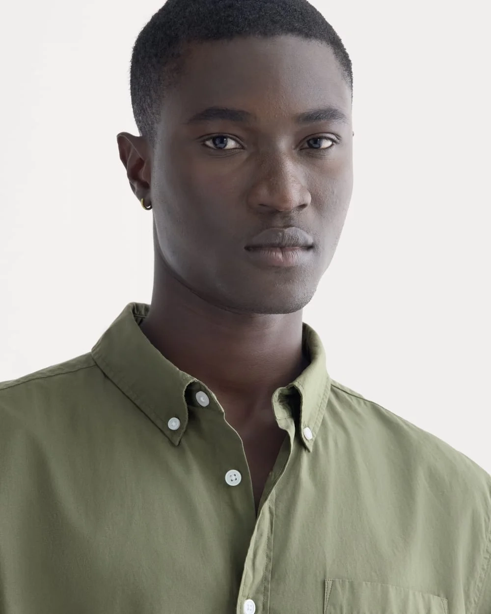 Washed Poplin Shirt | Lichen Green (2)