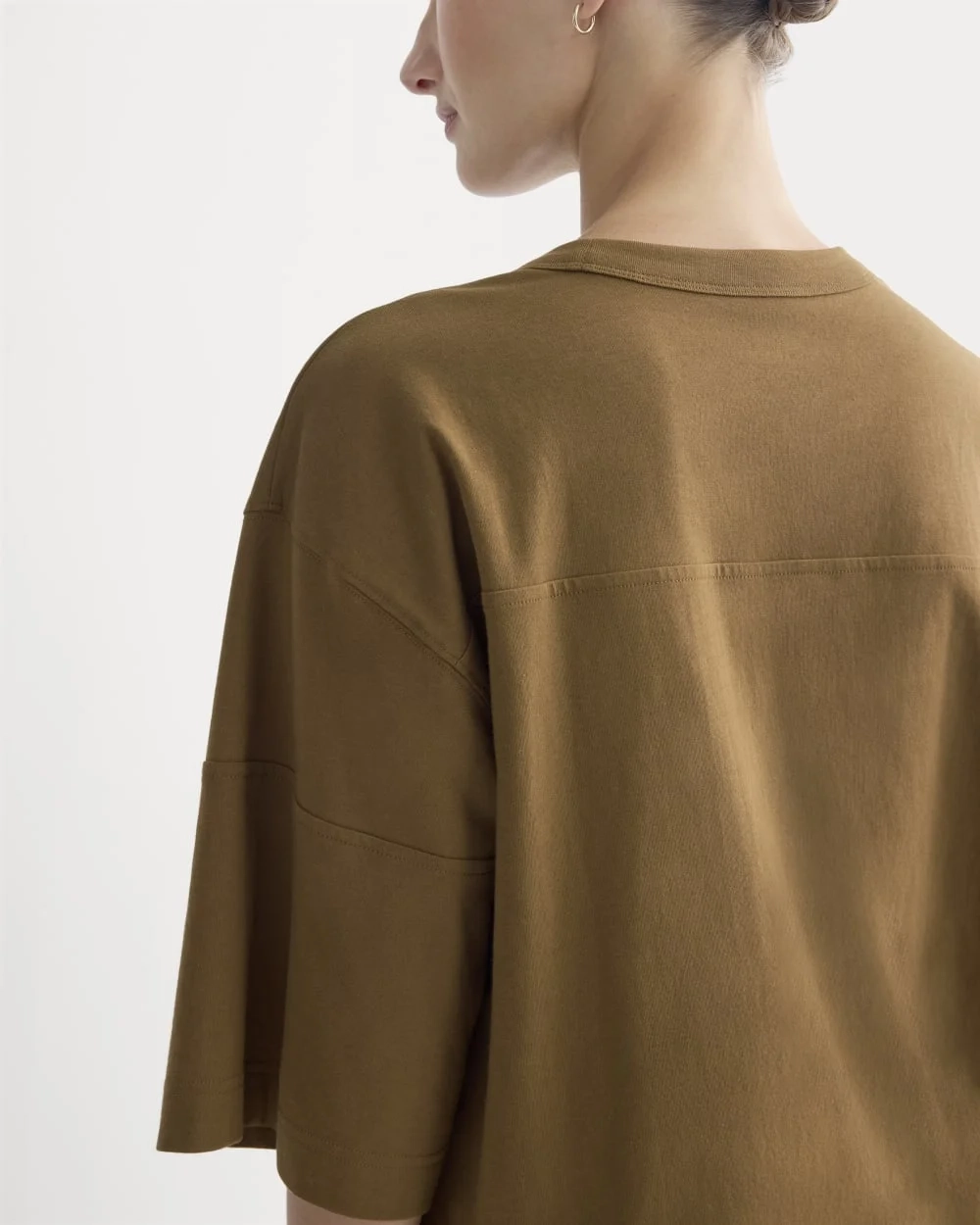 Oversized Varsity Tee in Essential Cotton | Toffee (3)