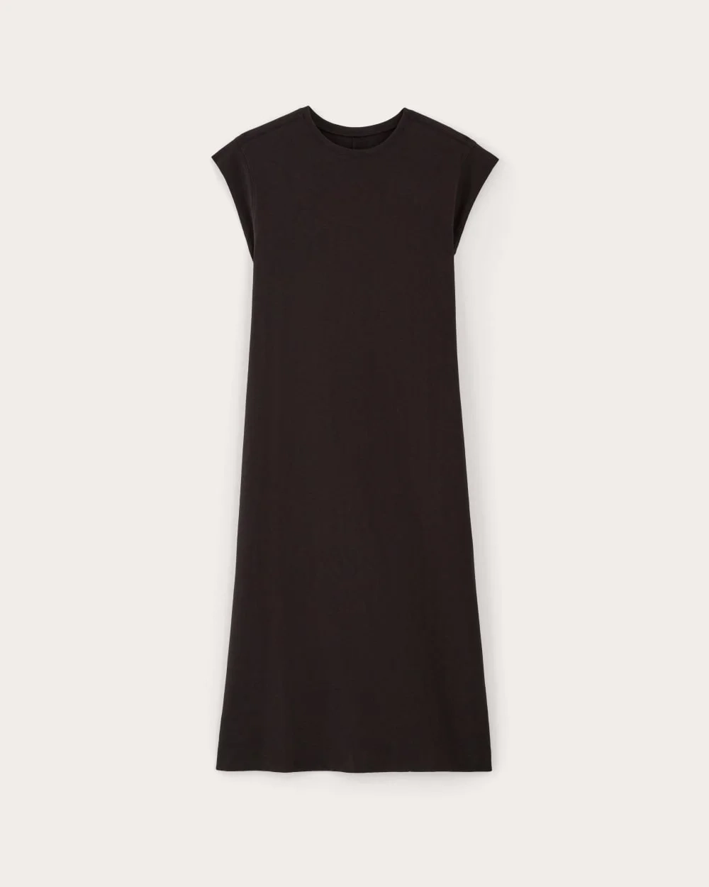 The Muscle Tee Midi Dress | Black (3)