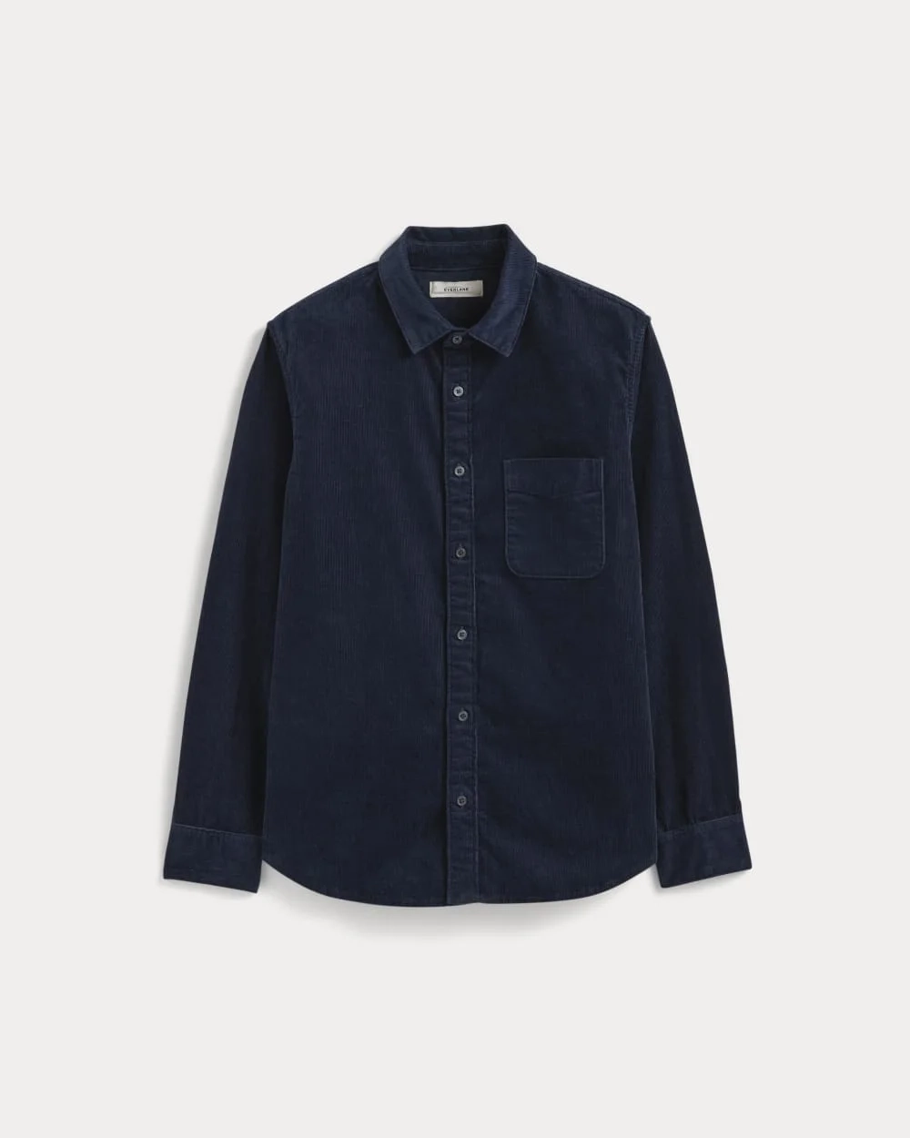 The Classic Shirt in Corduroy | Navy (2)