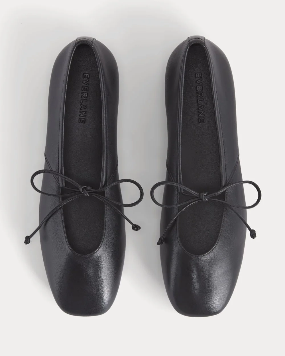 Leather Keyhole Flat | Black (4)