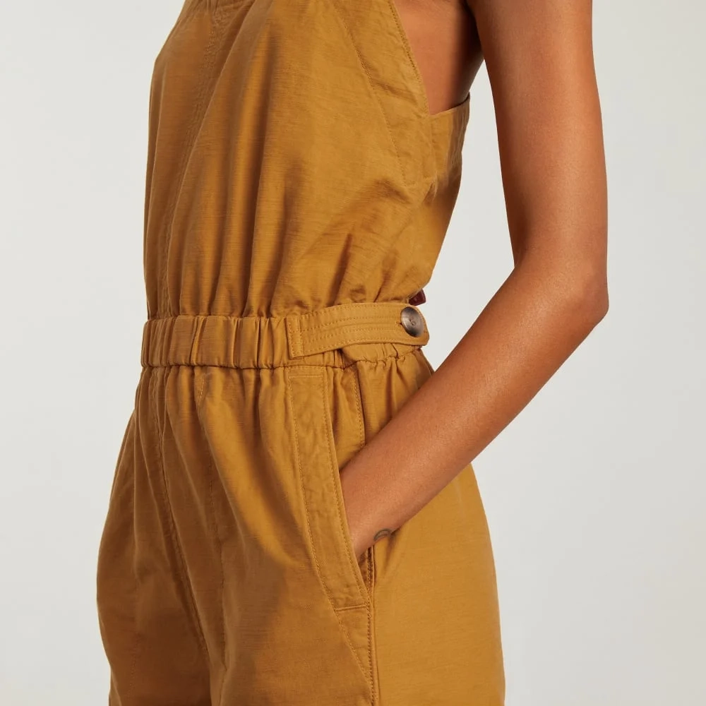 The Fatigue Apron Jumpsuit | Amber (3)