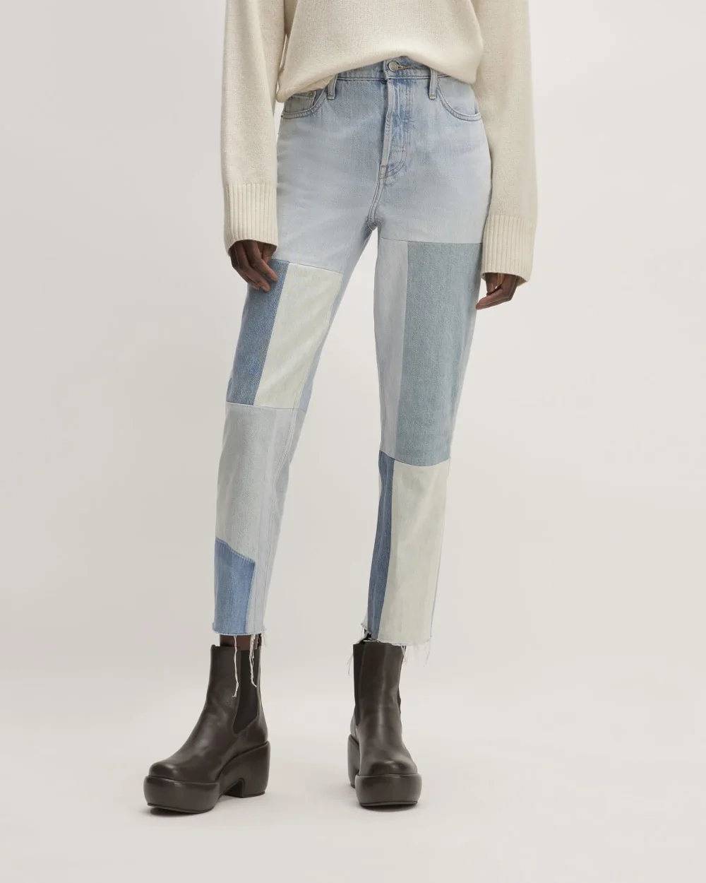 The ’90s Cheeky® Mended Jean | Patched Indigo | 26.5" Inseam (2)