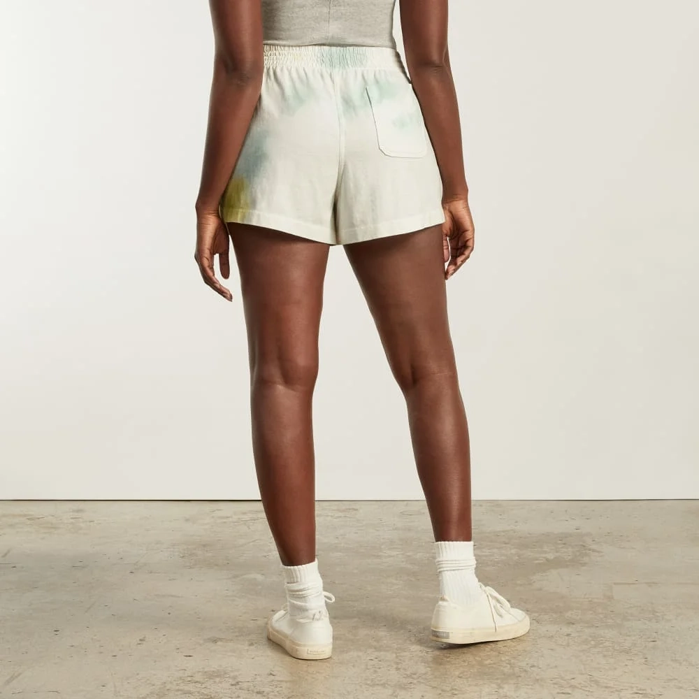 The Retro Jersey Short | Seafoam Tie Dye (2)