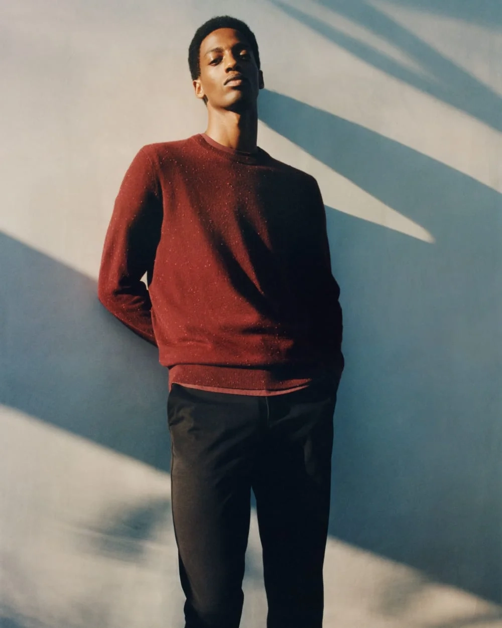 The Cashmere Crew | Burgundy Donegal (2)