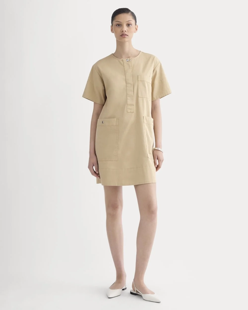 The Safari Mini Dress | Classic Khaki