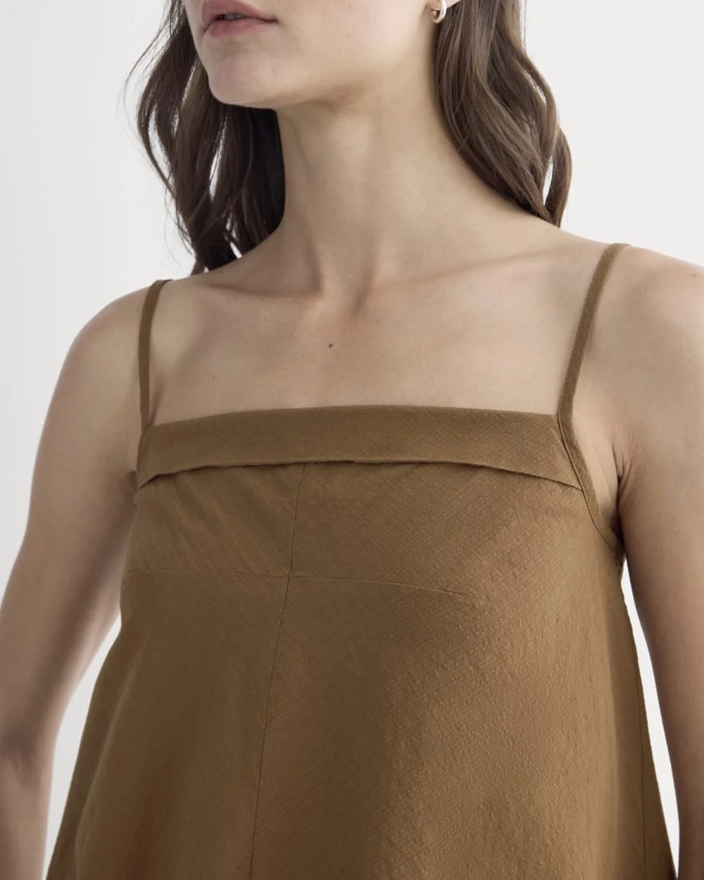The Flowy Gauze Cami | Toffee (2)