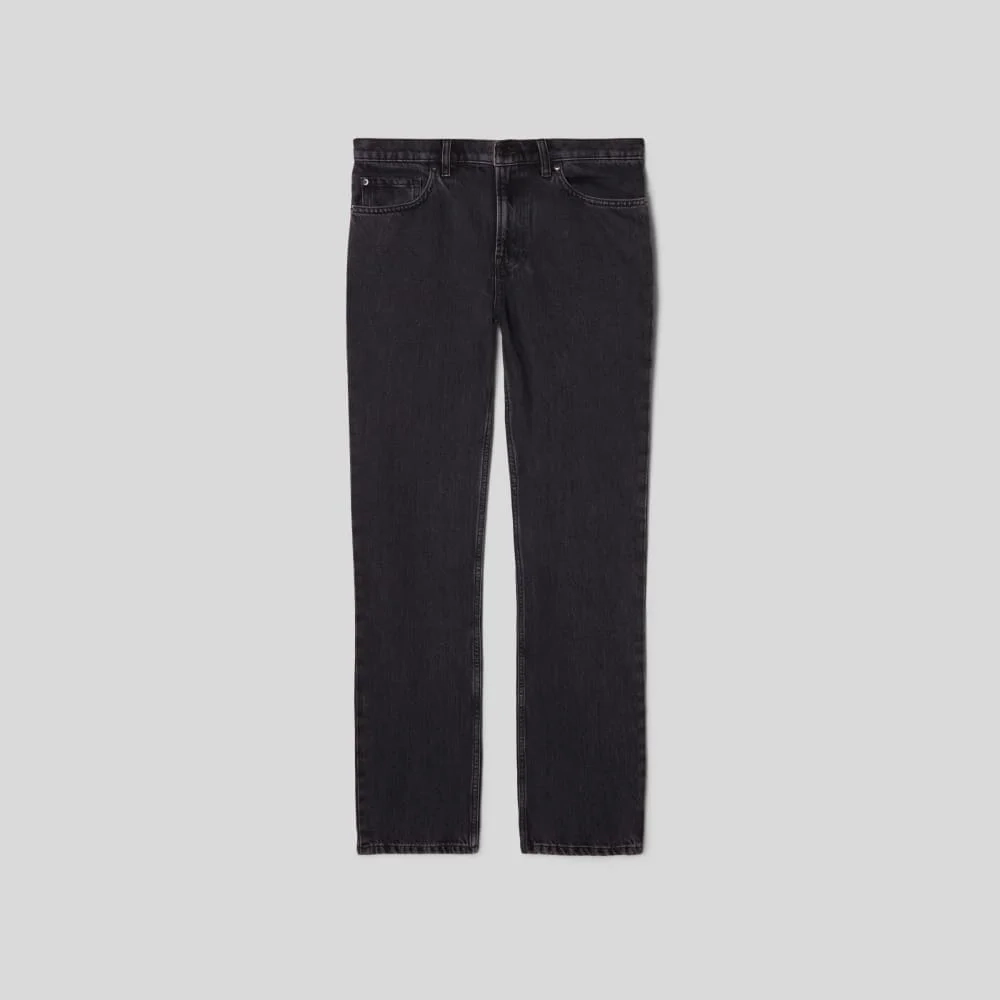 The Authentic Straight Jean | Washed Black (4)