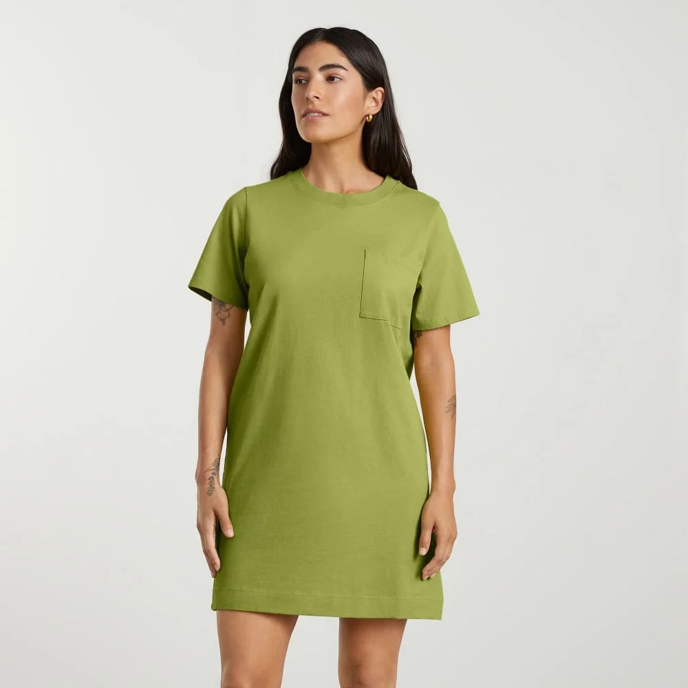 The Organic Cotton Weekend Tee Dress | Pepper (2)