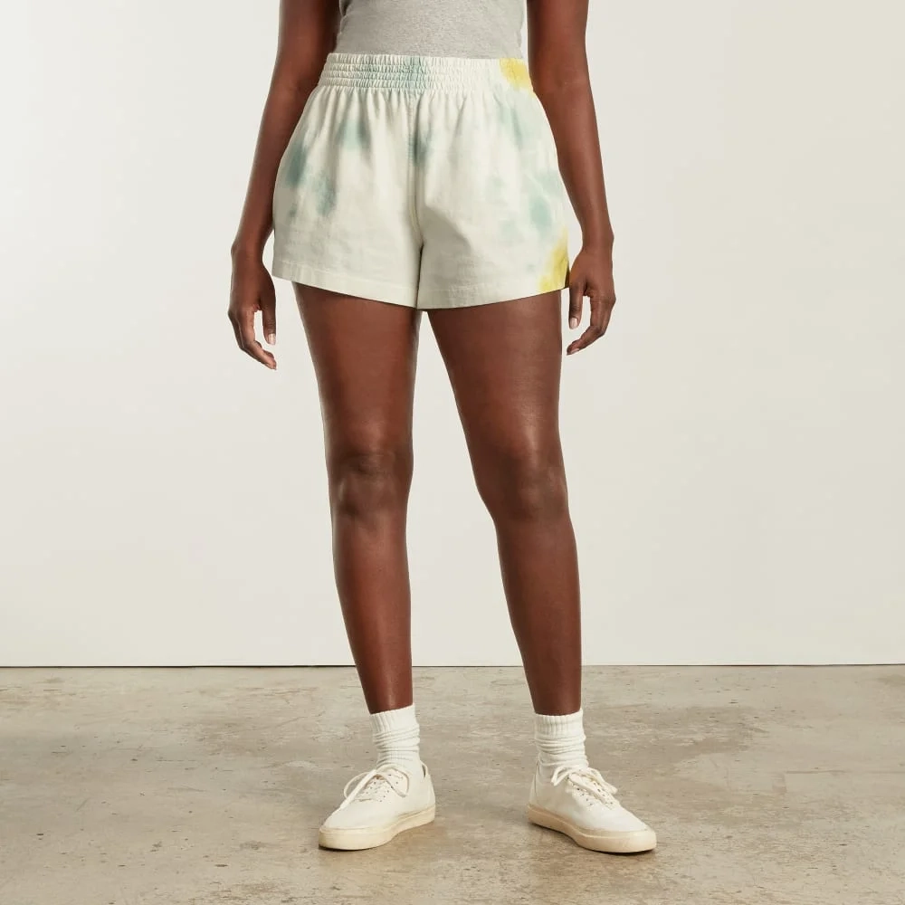 The Retro Jersey Short | Seafoam Tie Dye (3)
