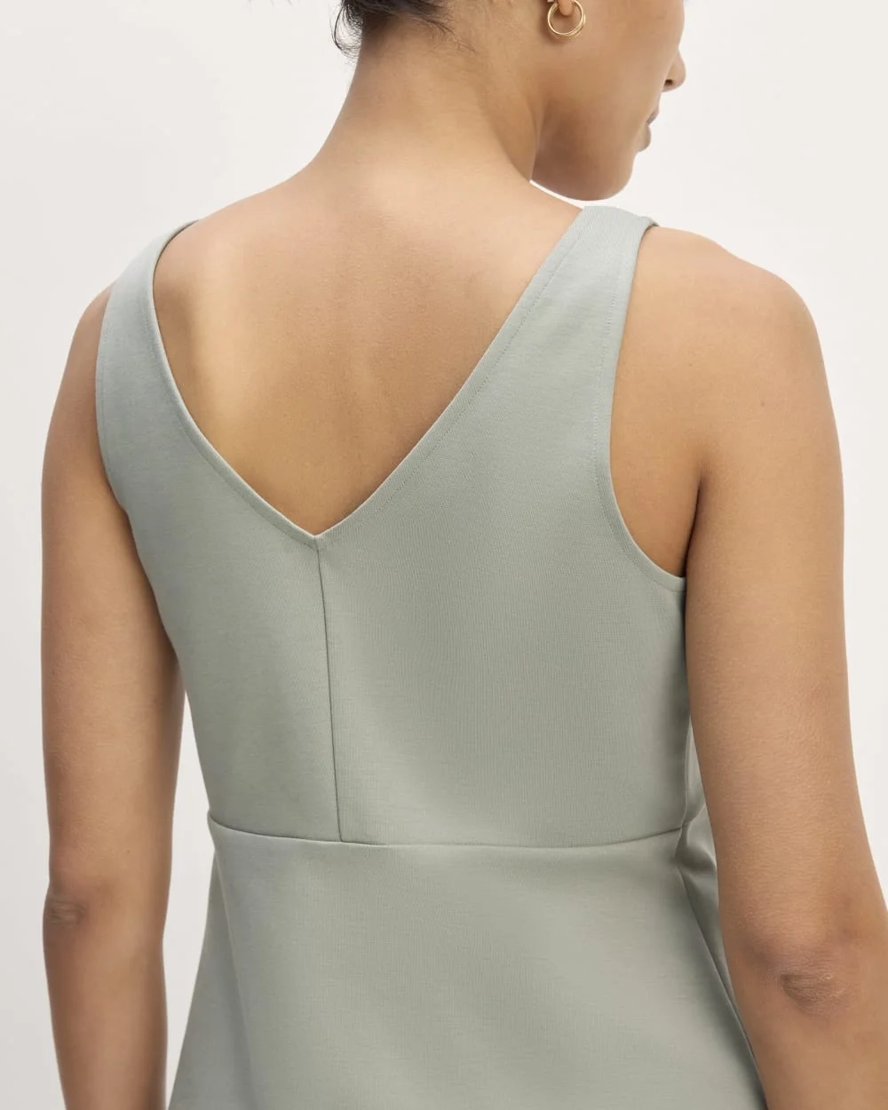 The Dream V-Neck Top | Sage Green (2)