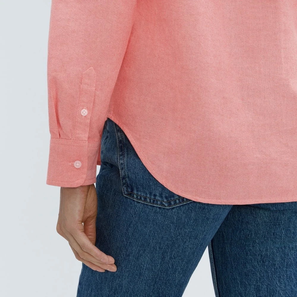 The Must-Have Oxford Shirt | Red Orange (3)