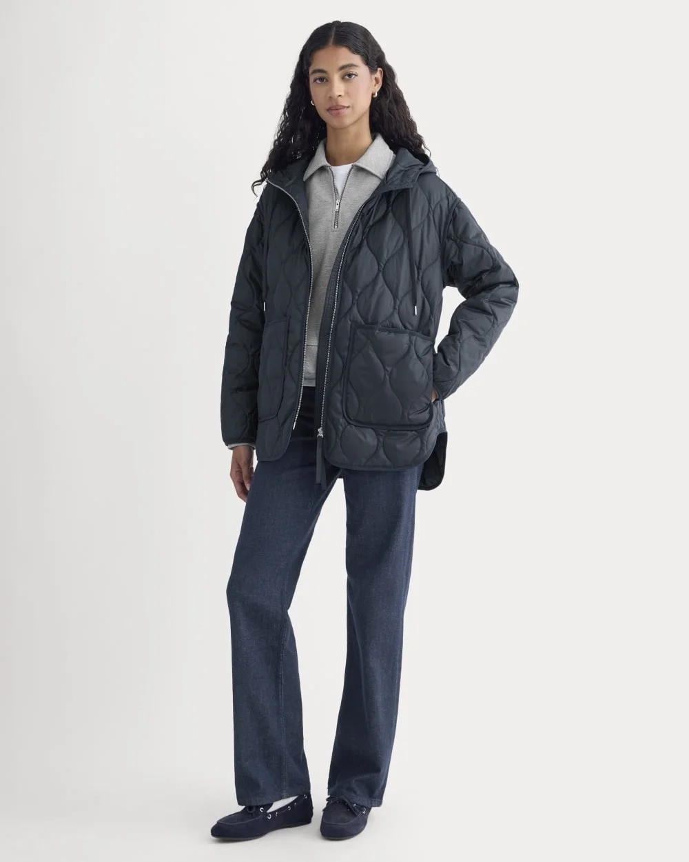 ReNew Quilted Hooded Liner | Navy (2)