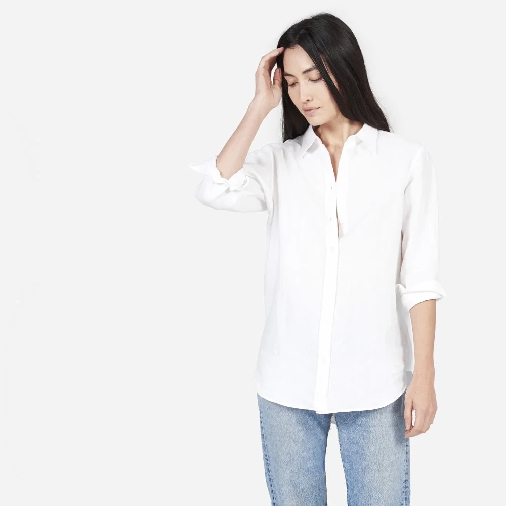 The Must-Have Shirt in Linen | White (4)