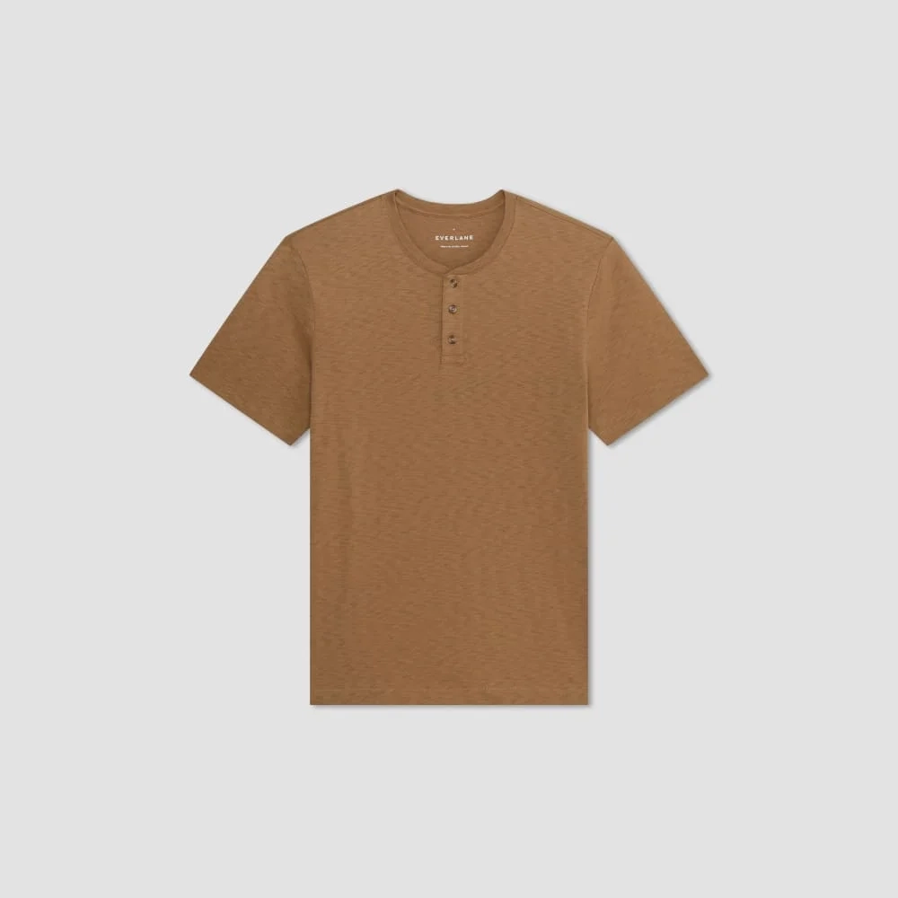 The Cotton Slub Henley | Toasted Coconut (2)
