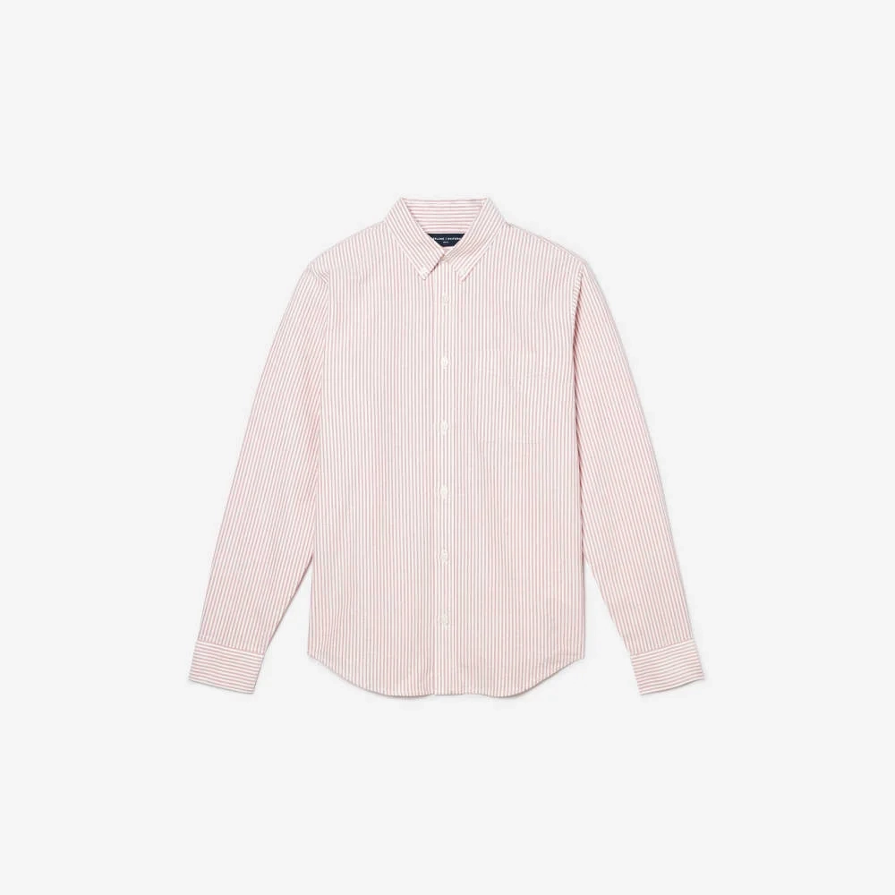 The Slim-Fit Japanese Oxford | Red / White | Regular