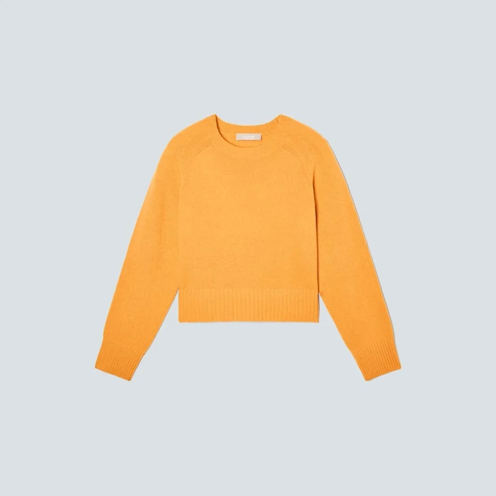 The Cashmere Boxy Crew | Kumquat (3)