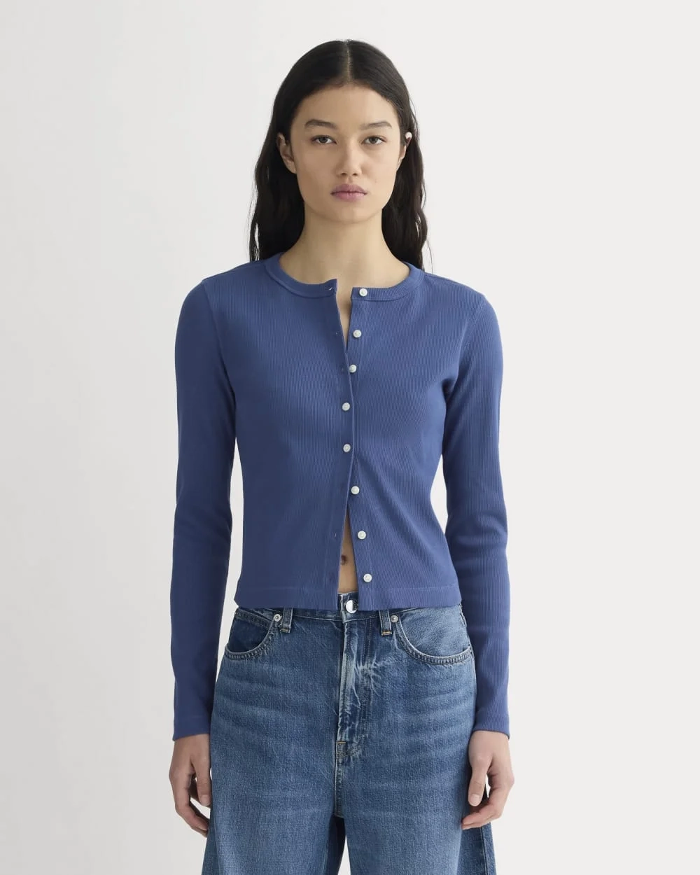 The Selfie Cardigan | Bright Cobalt