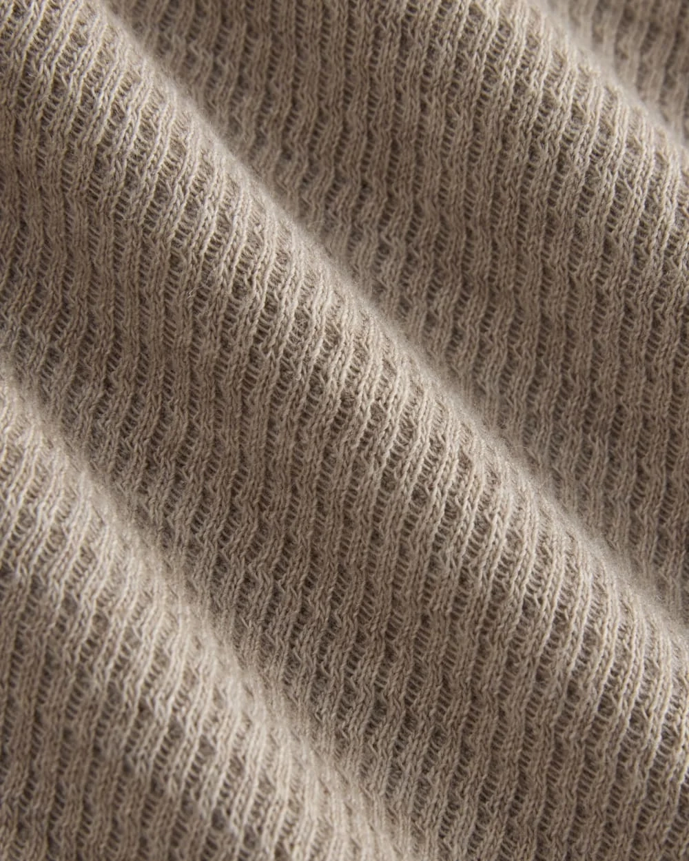 Boxy Henley in Cozy Waffle | Heathered Oatmeal (2)