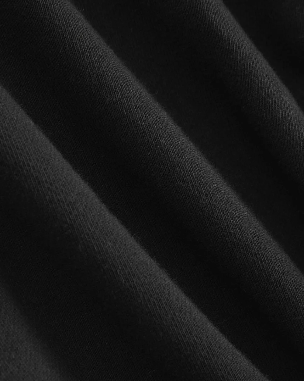 Lightweight Terry Polo Sweatshirt | Black (2)