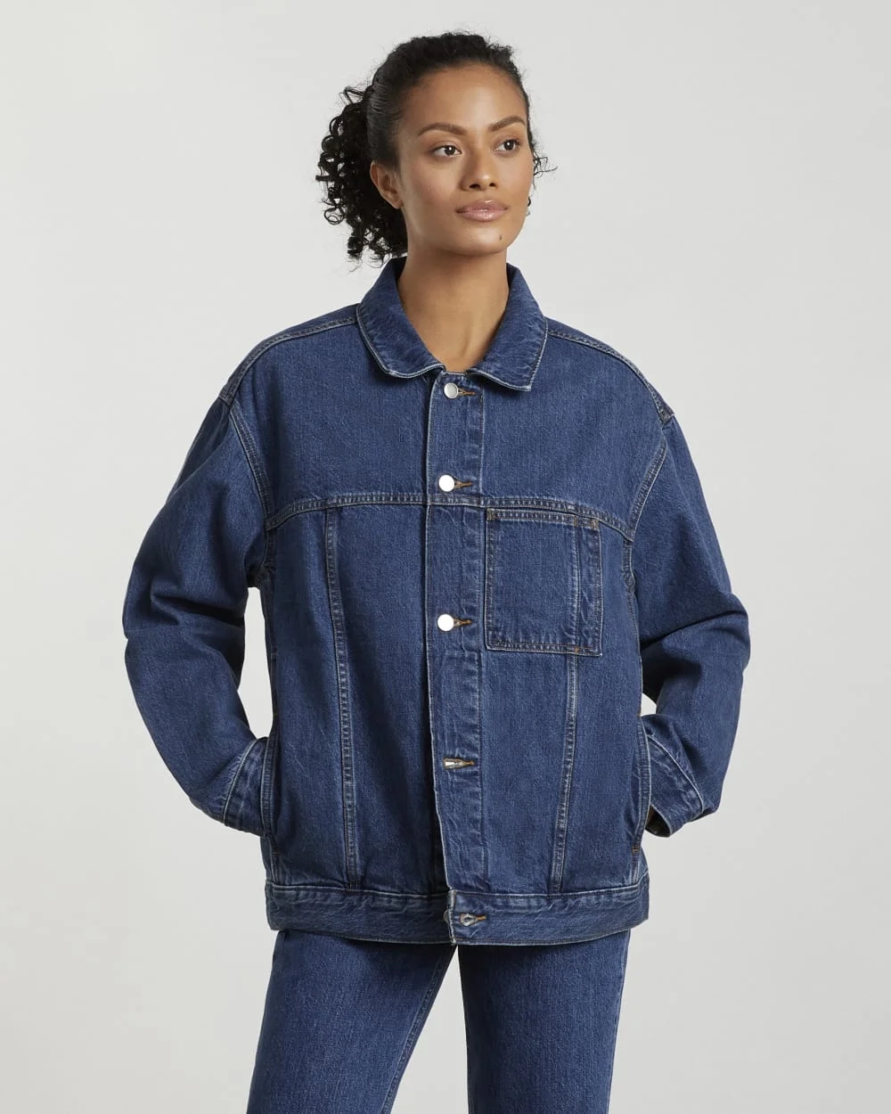 The Everyone Denim Jacket |  Azure (2)