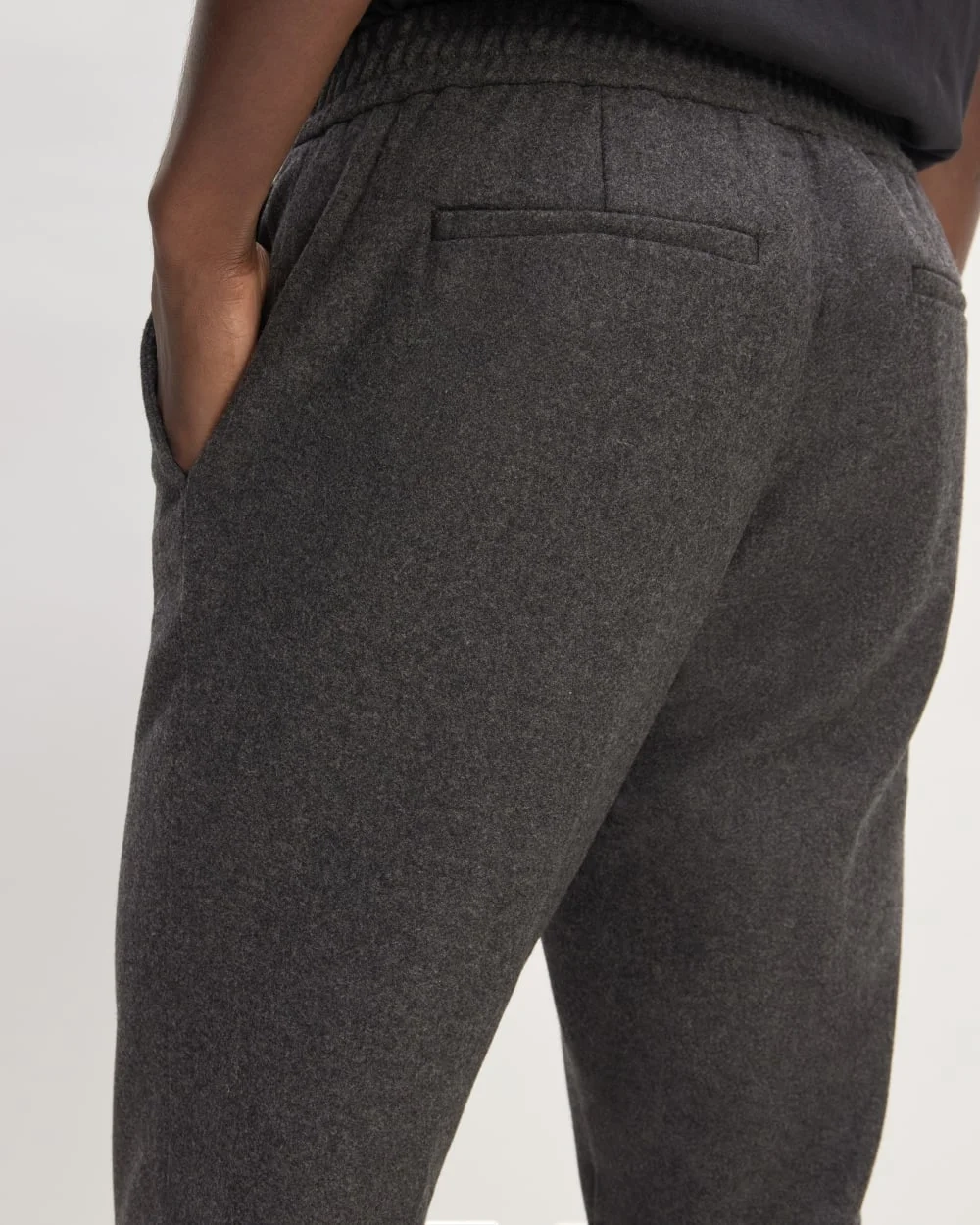 The Wool Flannel Pant | Heather Charcoal (3)